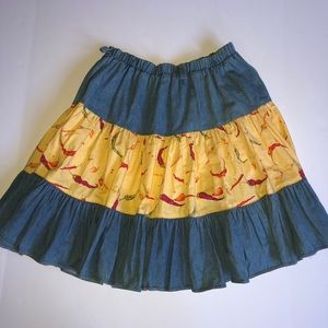 Desert West By Sherry Holt Skirt, OS